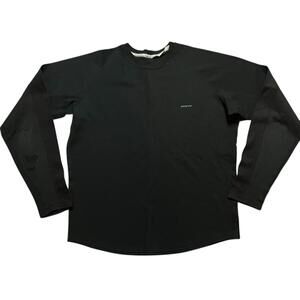 Patagonia Men’s Black Long Sleeve Activewear Top Size MEDIUM Wool Blend READ